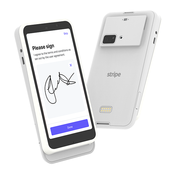 Stripe Reader S710, an all-in-one smart reader with a built-in touchscreen